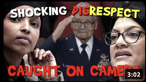 Shocking Disrespect Caught On Camera! Omar & Tlaib Refuse To Honor Black WWII Hero