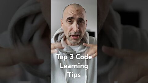 Top 3 Code Learning tips. #unclestef #codecourses #codingcoach #mentoring #programmer