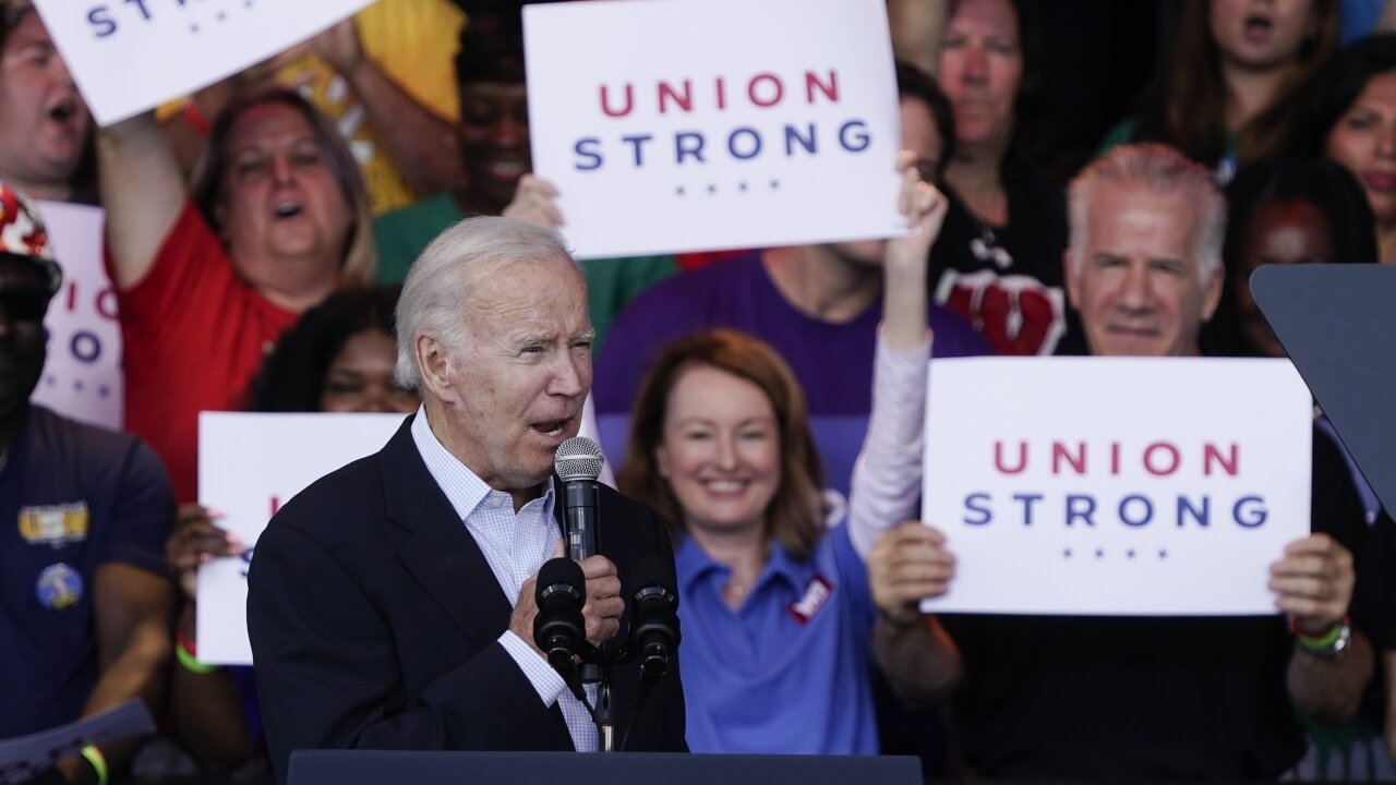 Biden Assails 'Trumpies' In Labor Day Battleground Pitches