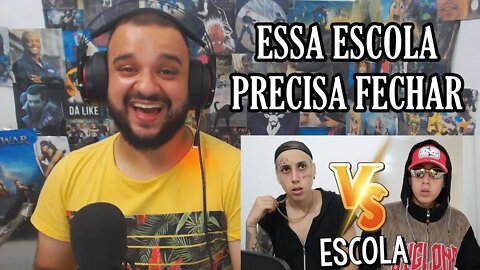 (REACT) TRAPPER'S VS MC'S NA ESCOLA ( Maneirando )