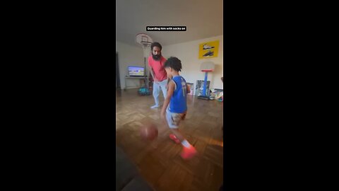 Guarding this kid is too dangerous 🤣