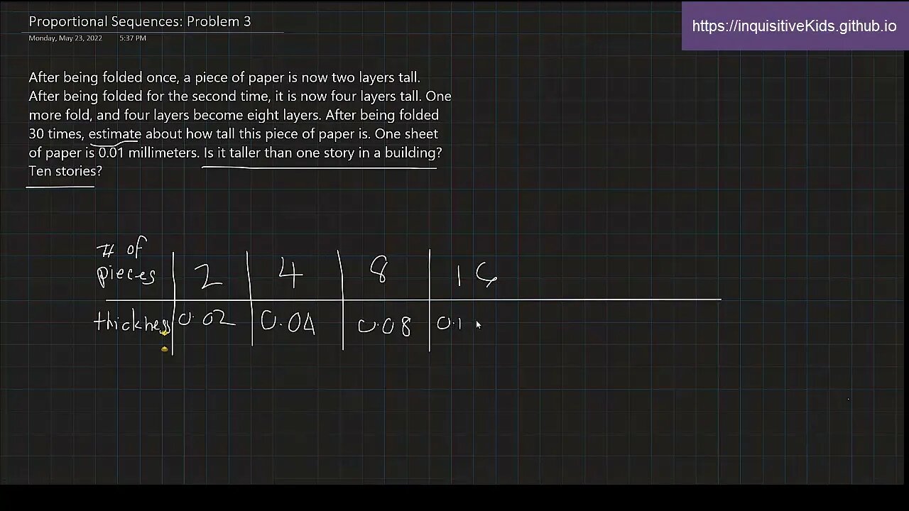 Proportional Sequences: Problem 3