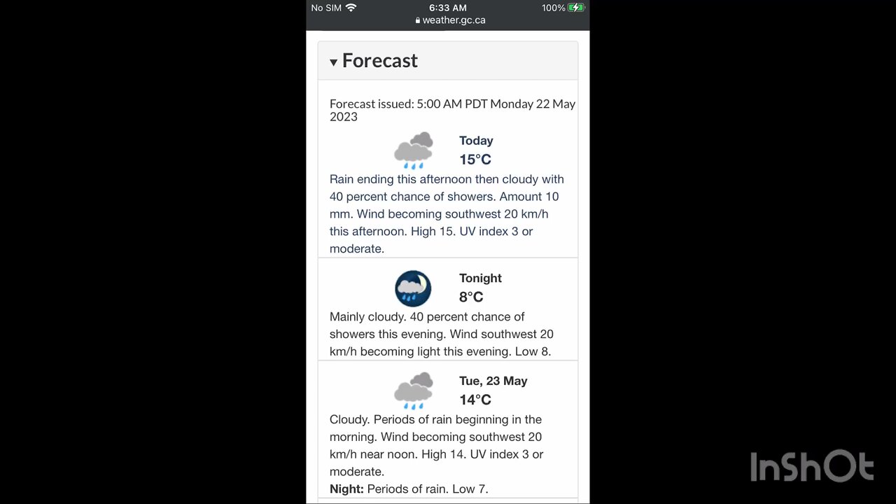 Victoria Day Long Weekend Weather Forecast