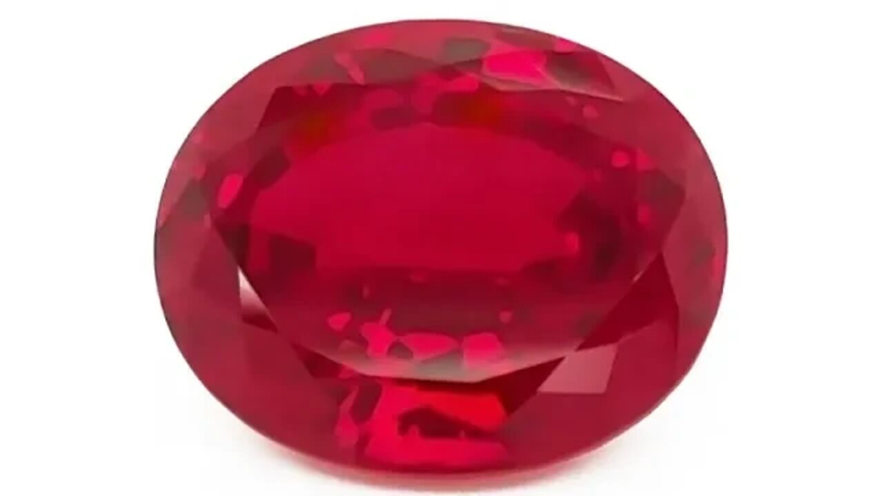 Chatham Created Oval Ruby: Lab grown oval rubies