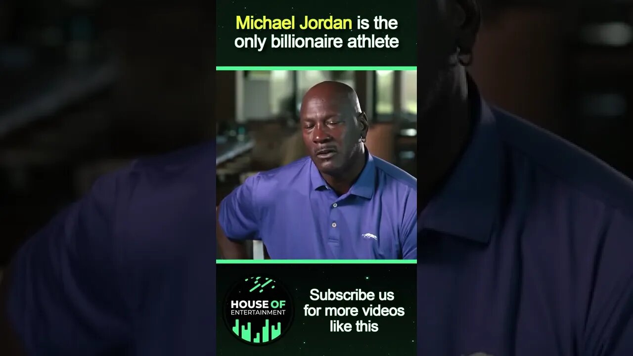 Michael Jordan is the only Billionaire athlete #Shorts