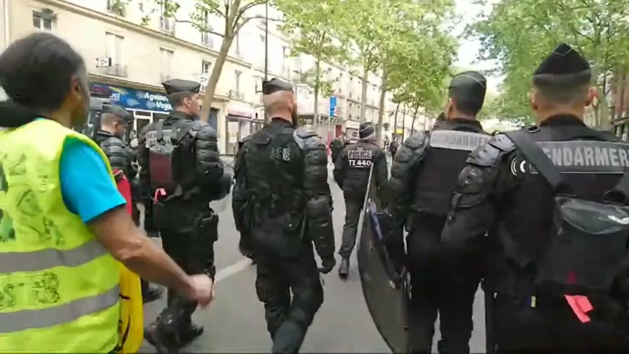 Manif Gilets yellow du Samedi 7 Mai 22- Paris- Dernière partie