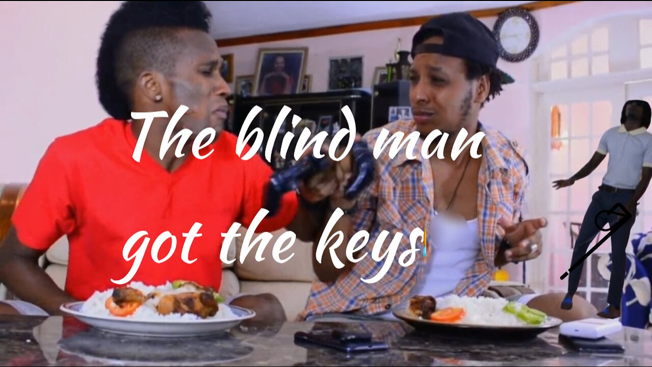 The blind man is smarter than his 2 jockers