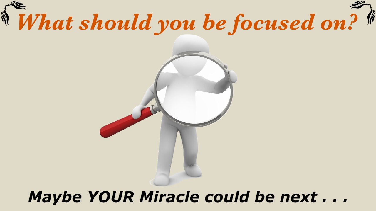 What should you be focused on? / WWY L39