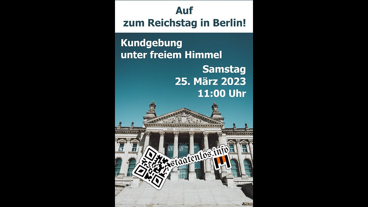 AUF NACH BERLIN Deutscher Bundestag 25.03.2023!