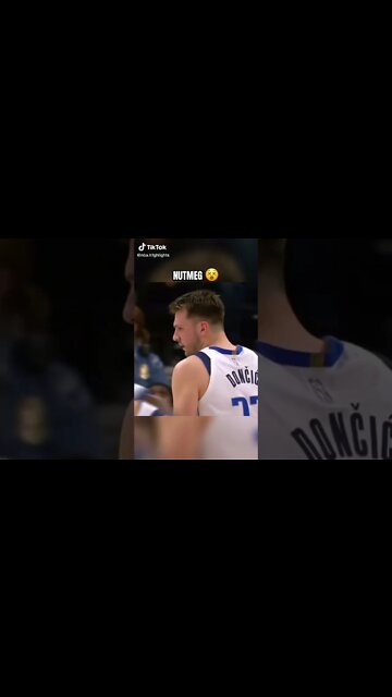Luka magic! Luka Doncic Nutmeg!