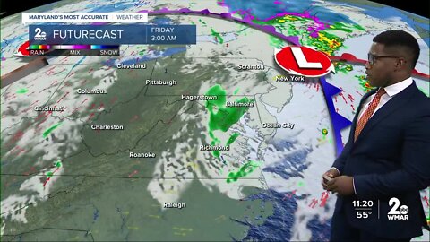 Patrick Pete's WMAR-2 Wednesday night forecast