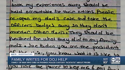 Valley family writes DOJ for help