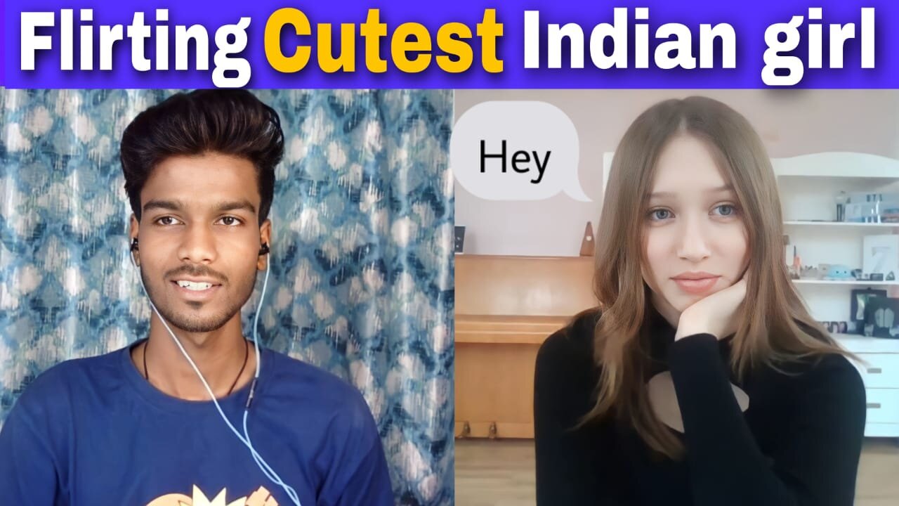 FLIRTING WITH CUTEST INDIAN GIRL ON OMEGLE 😍💖 | Indian Boy On Omegle |