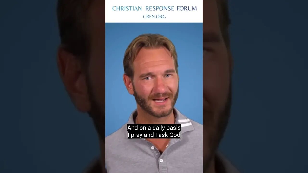 What Does Seeking First The Kingdom of God Mean? Nick Vujicic - Christian Response Forum #shorts