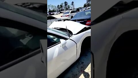 Stolen Challenger SRT Smashed Cheap At Auction