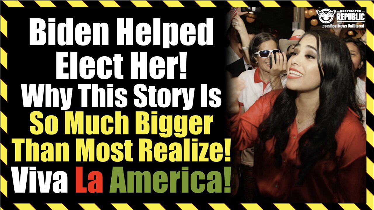 Biden Helped Elect Her! Why This Story Is So Much Bigger Than You Realize! Viva La America!