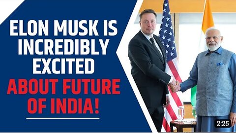 I'm fan pm modi elon; musk