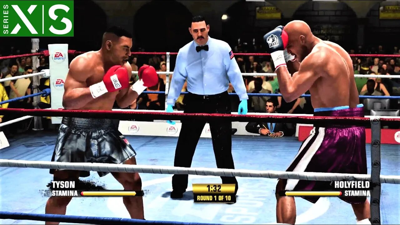 Mike TYSON vs Evander HOLYFIELD - FIGHT NIGHT CHAMPION