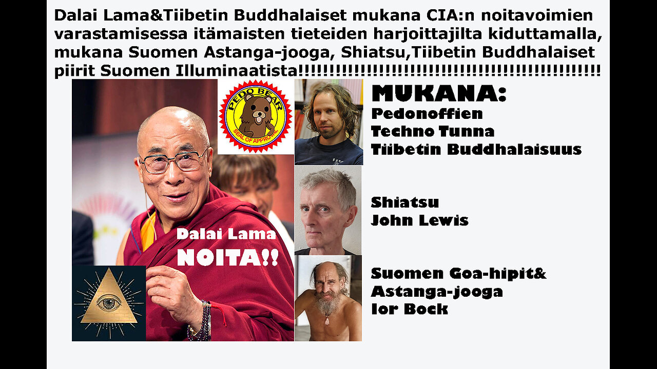 Markus Haikara #72 - Dalai Lama&Tiibetin Buddhalaiset mukana CIA:n noitavoimien varastamisessa!!!