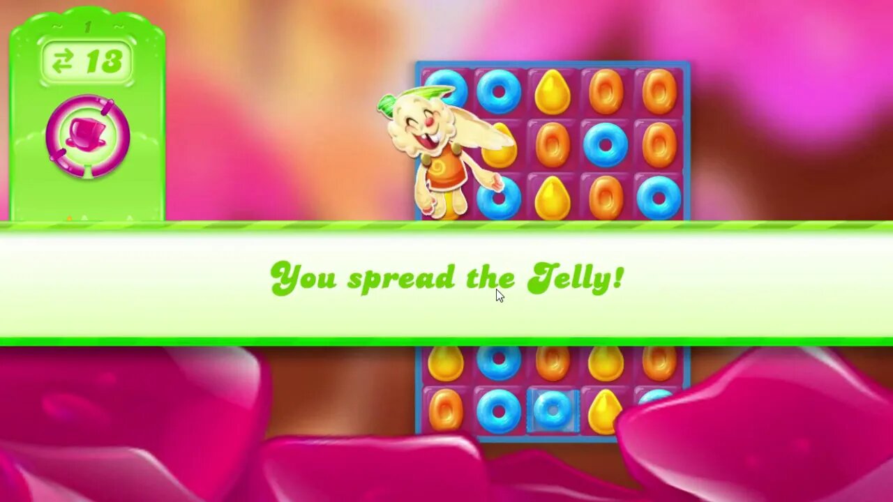 Candy Crush Jelly Saga Level 1