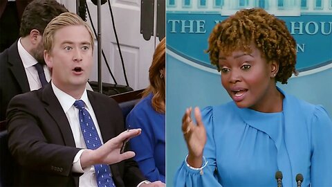 'Let's Go!!' - Karine Jean-Pierre SHOUTS and LOSES IT After Peter Doocy Exposed Her