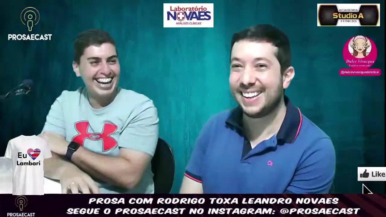 ProsaeCast #38 @prosaecast com a Rodrigo Toxa e Leandro Novaes