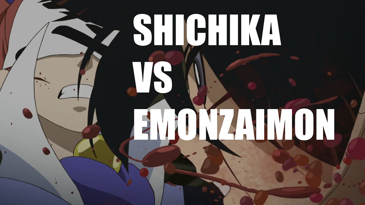 [Katanagatari] Shichika vs Emonzaimon & The 11 Deviant Blades