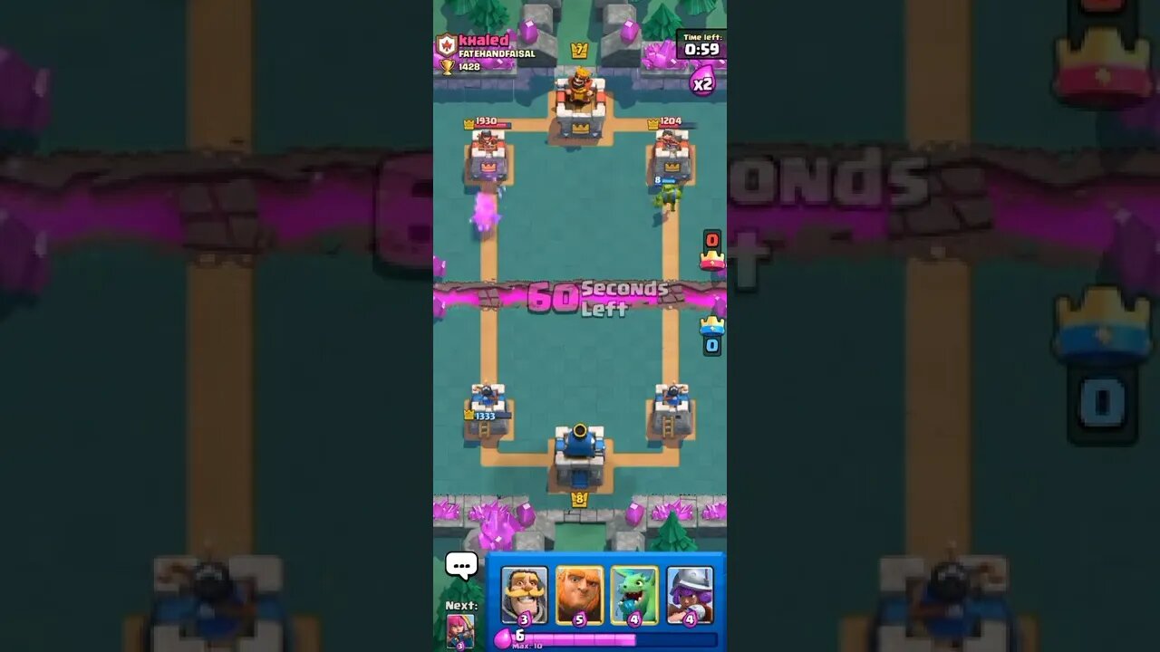 vs Khaled - Clash Royale #shorts