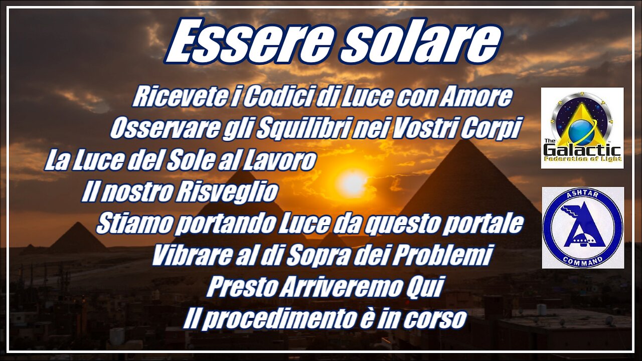 Essere Solare - TRASMISSIONI - 2023 - 2022 -