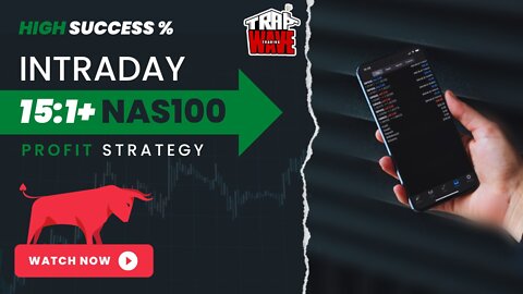 How to intraday trade NAS100 1:15+ strategy #forextrading