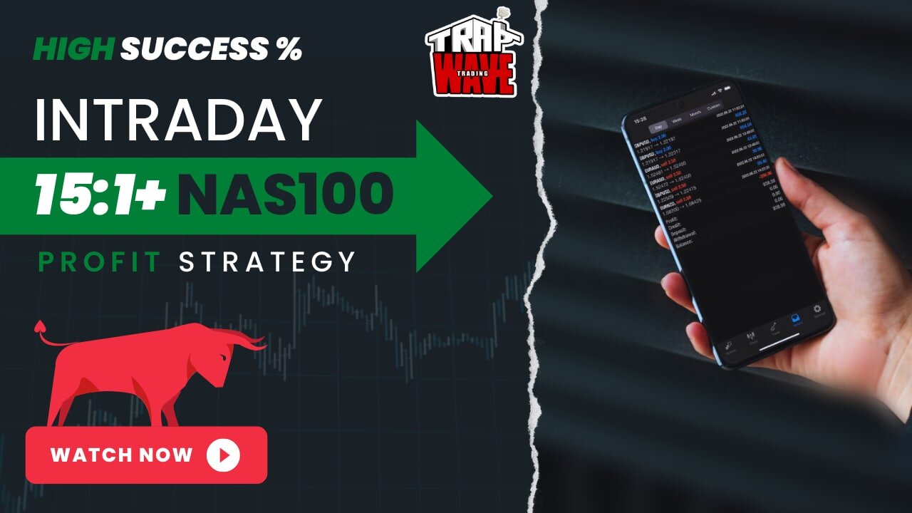 How to intraday trade NAS100 1:15+ strategy #forextrading