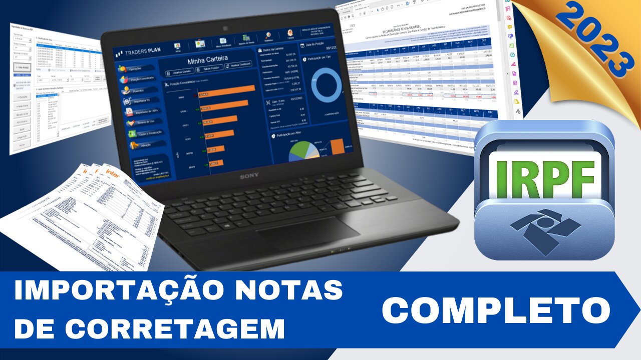 Nova Versão da Planilha para Renda Variável com Importação de Notas de Corretagem e IR | v3.42 PRO