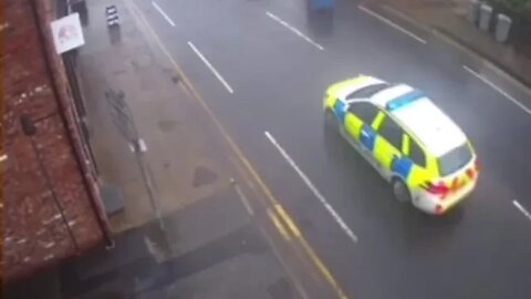 Wheelie Bin Rolls Along Road And Gets Arrested