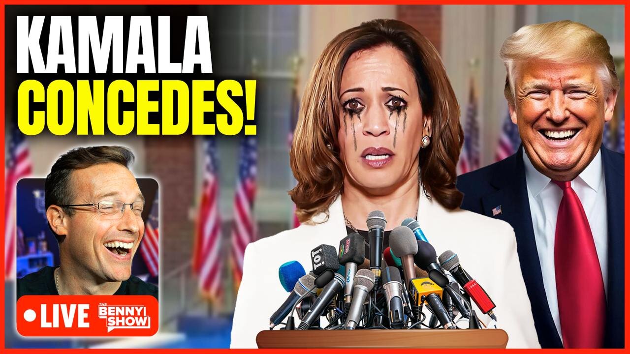 🚨 WATCH: Kamala Crying Concession Speech LIVE Right NOW After Trump LANDSLIDE Victory: 'Its OVER'