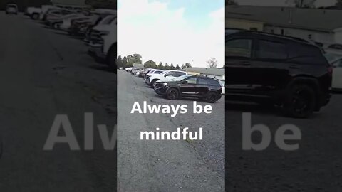 Parking lots are dangerous on a motorcycle or scooter: Roots market Manheim PA