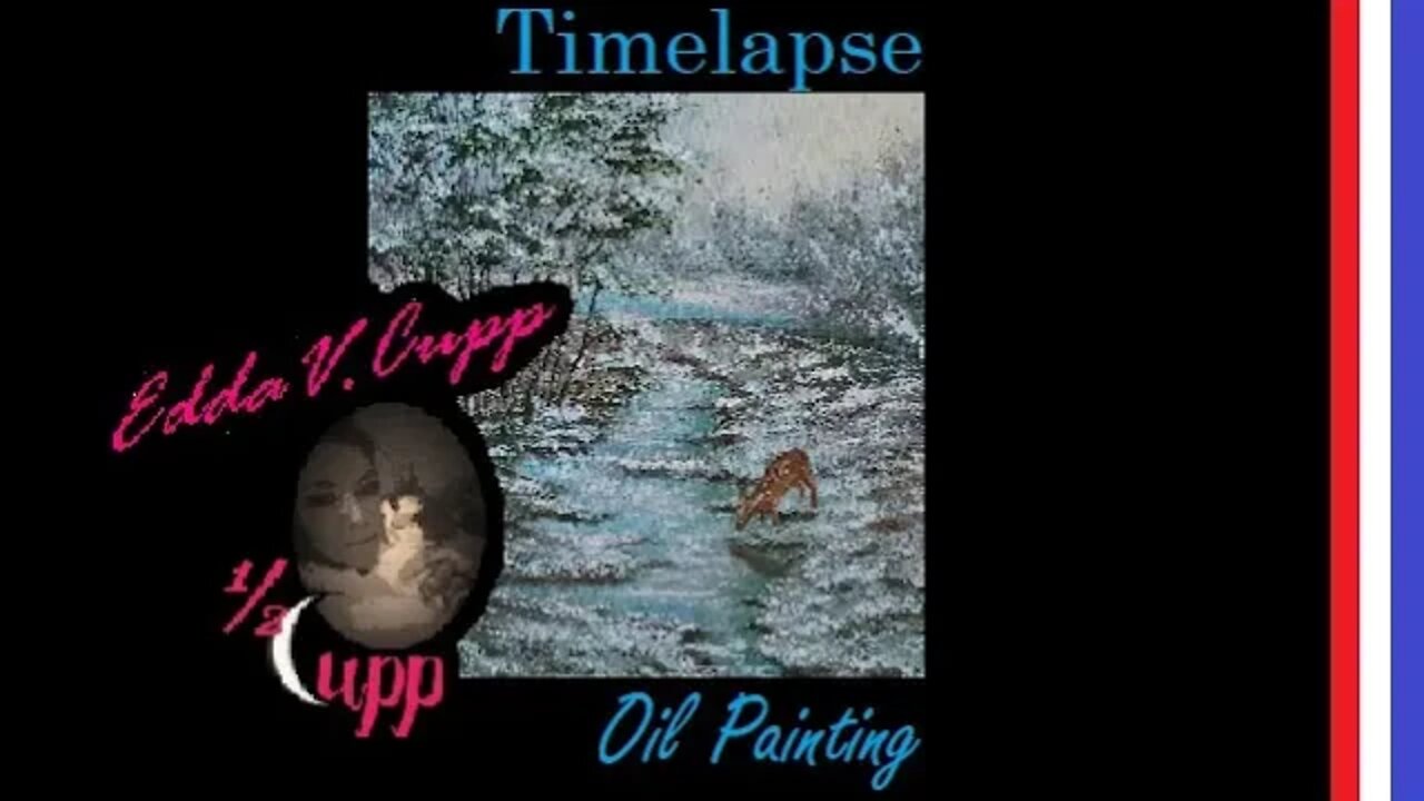 Timelapse Oil Painting "When winter loosens her grip, she dreams a promise of spring" ₃₉