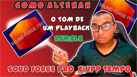 COMO ALTERAR O TOM DE UM PLAY BACK COM SOUND FORGE PRO 9 E UP TEMPO