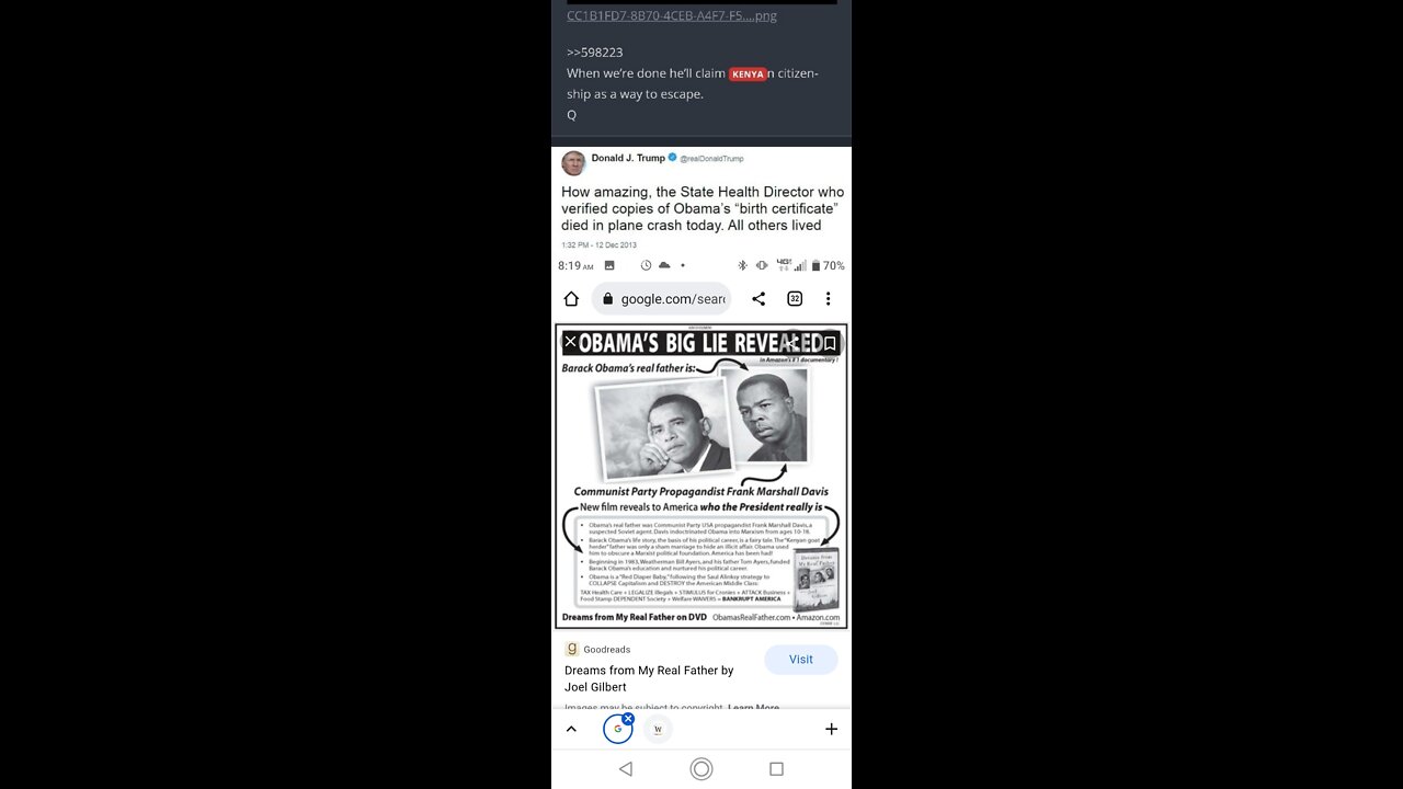 When we’re done he’ll claim KENYAn citizenship as a way to escape. Q
