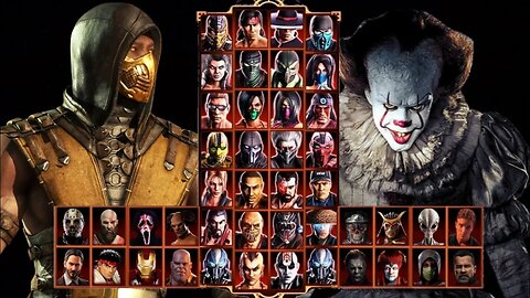 Scorpion MKX Vs Pennywise - Mortal Kombat 9 Mod