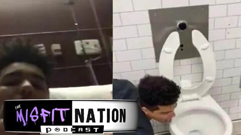 Man Licks a Public Toilet Seat for the "Coronavirus Challenge" and Contracts Corona Virus