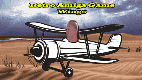 Ich spiele das Retro Spiel "Wings" vom alten Amiga 500 im Emulator