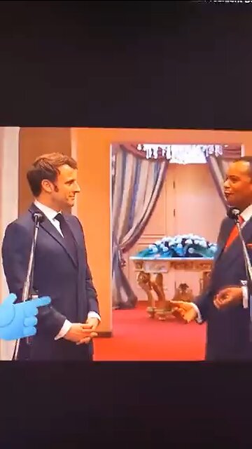 Signe demoniac fait par Macron le sadique !!!