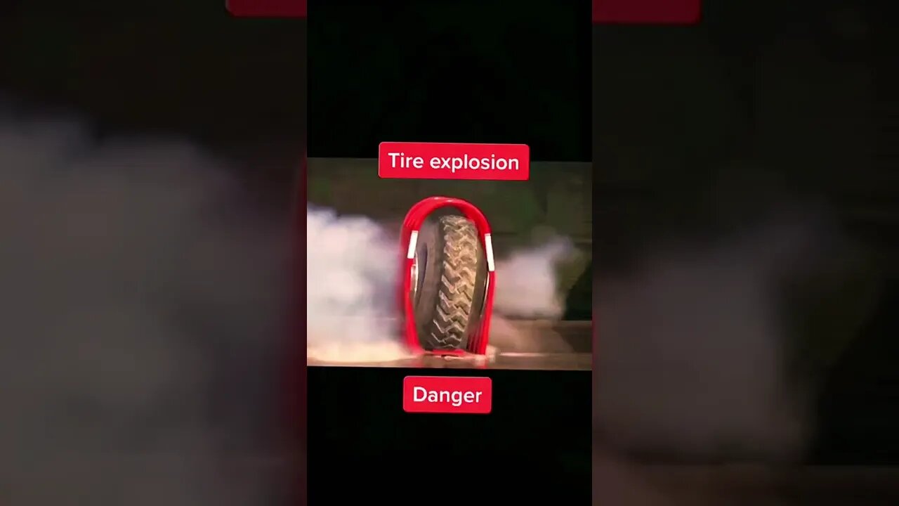 what happen if tyre will be explode when you near