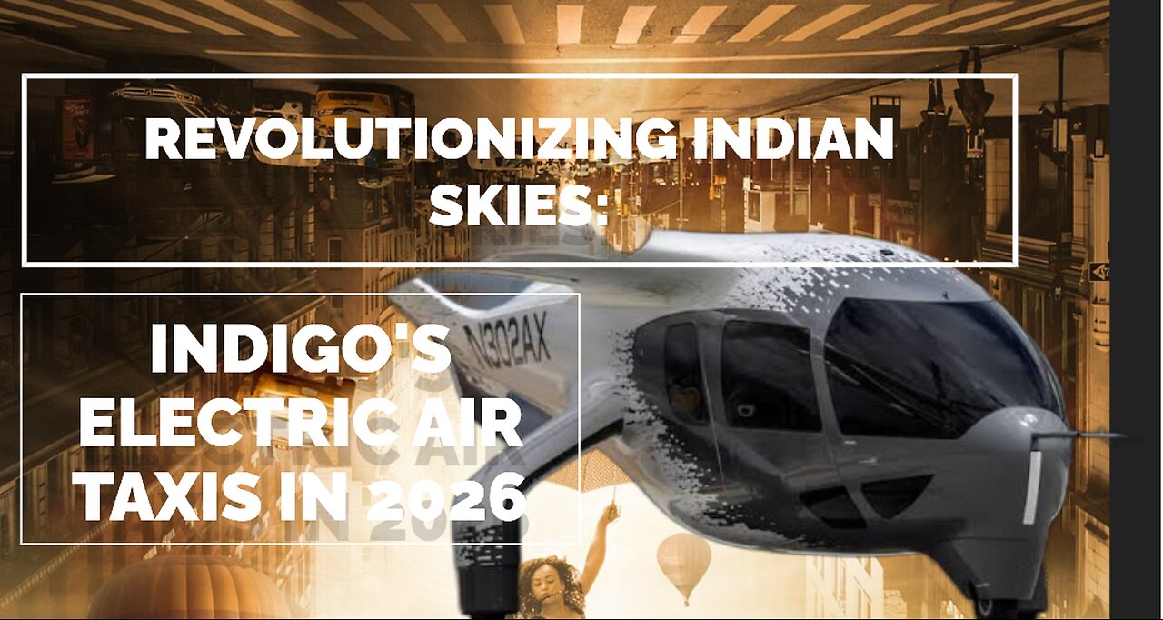 Revolutionizing Indian Skies: IndiGo's Electric Air Taxis in 2026 by finance guruji #air #sky #car