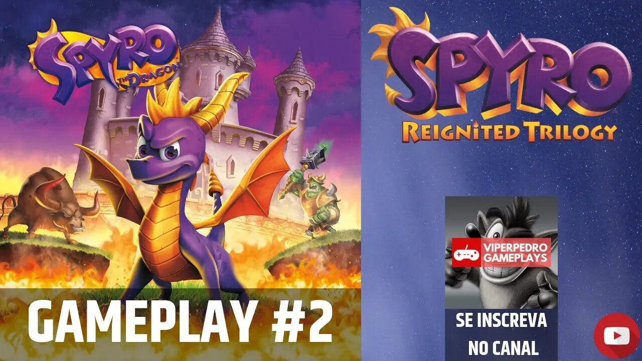 Spyro Reignited Trilogy (Spyro The Dragon) | Gameplay #2 | EM PORTUGUÊS!