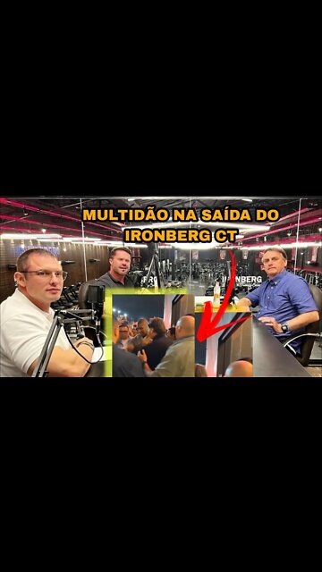LOUCURA NA SAÍDA DE BOLSONARO NO IRONBERG CT DE RENATO CARIANI