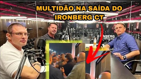 LOUCURA NA SAÍDA DE BOLSONARO NO IRONBERG CT DE RENATO CARIANI