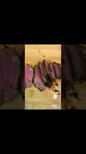 Santa maria tri tip bbq cooked