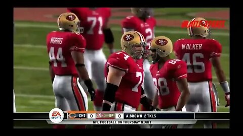 Madden 10 (49ers Franchise Year 1)Bears At 49ers Week 10 We need to keep winning to catch Cardinals🤔