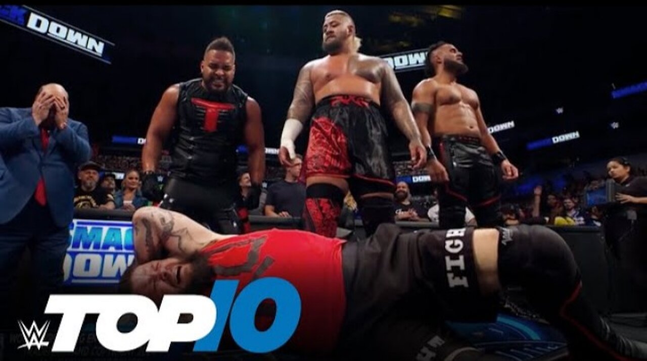 WWE TOP 10 💪👌👍 WRESTLING 💪 TOP 10 BEST WWE SCENES